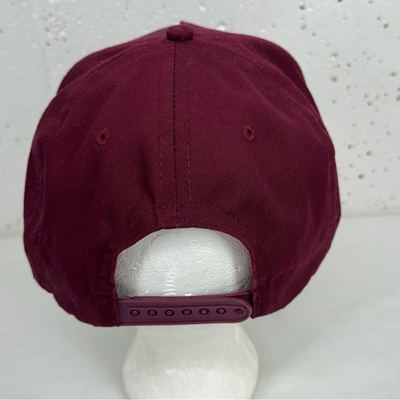 The Landmark Project Burgundy Adjustable SnapBack Hat with Tree Patch - Picture 4 of 11